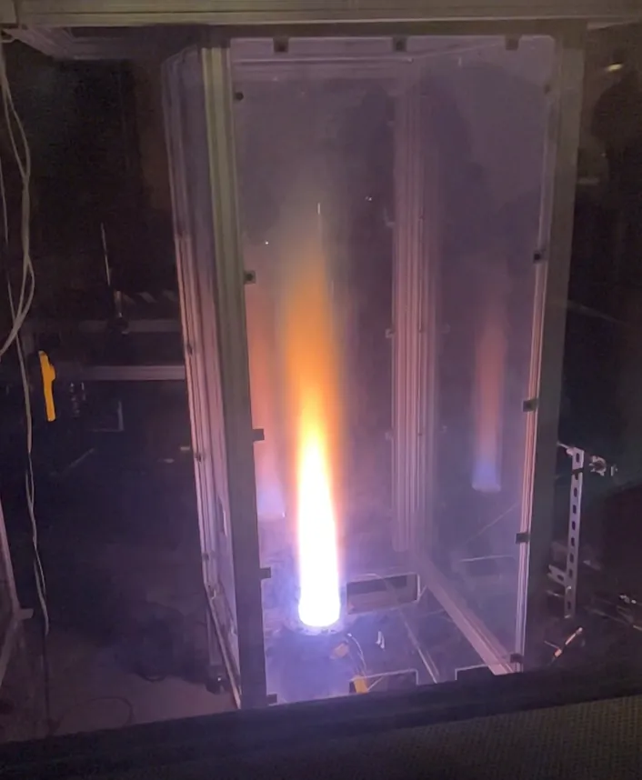 Annular RDE hot-fire