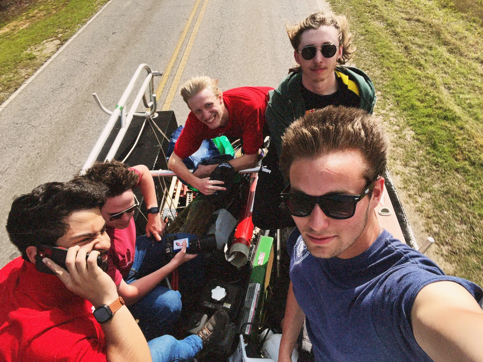 Launch-day recovery crew